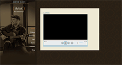 Desktop Screenshot of justincashmusic.com